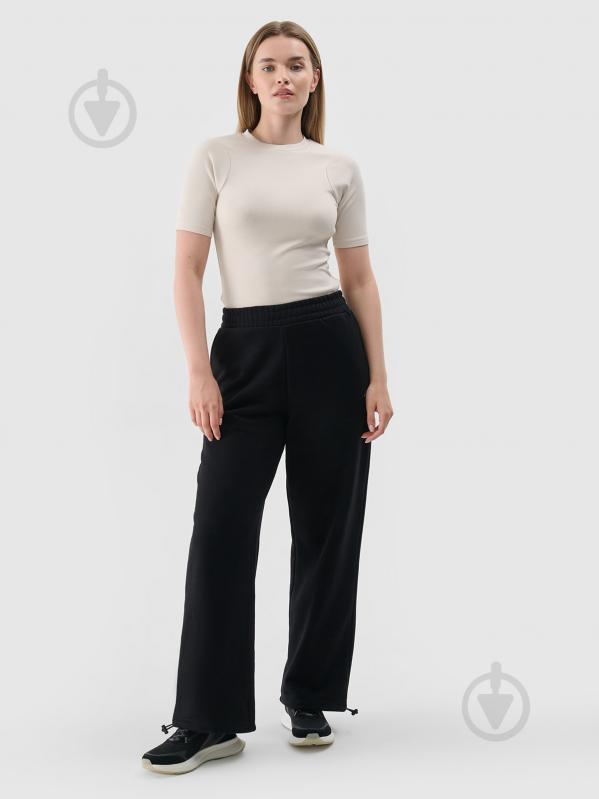 Штани 4F TROUSERS CAS F0839 4FWAW24TTROF0839-20S р. M чорний - фото 3