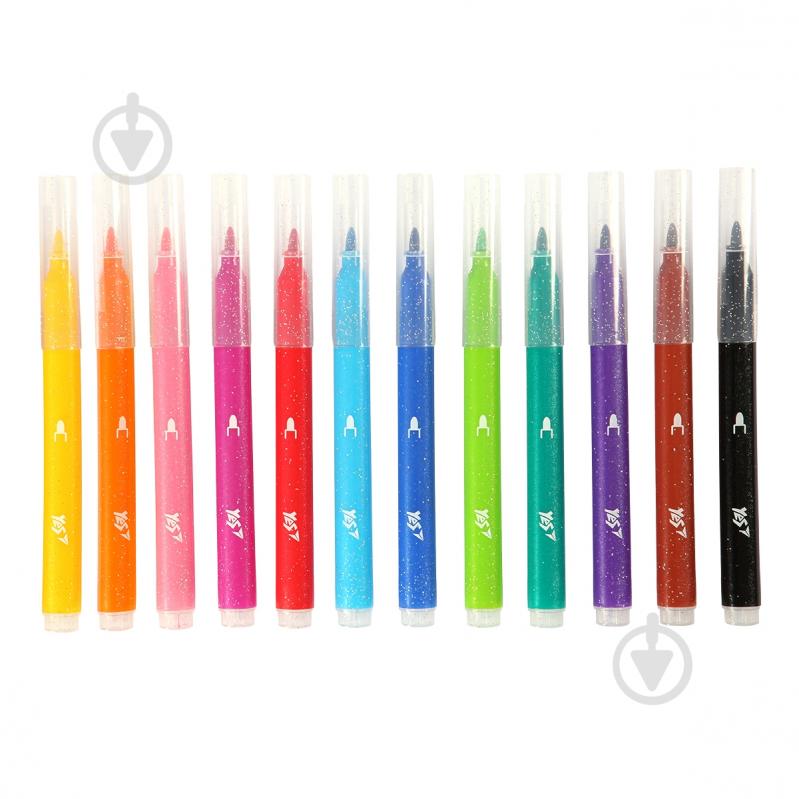 Фломастеры Minecraft Spring 12 цветов глиттер 650587 YES - фото 4