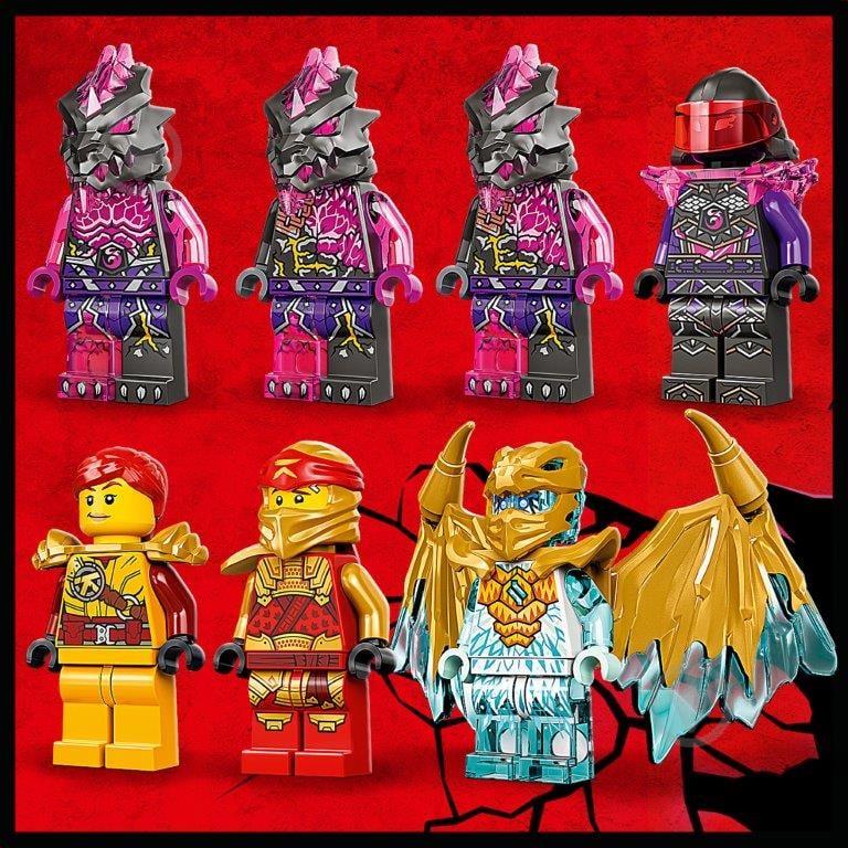 Конструктор LEGO NINJAGO Рейдер Золотого дракона Кая 71773 - фото 8