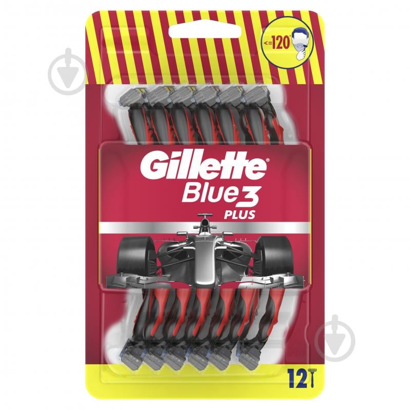 Станки одноразовые GILLETTE Blue3 Plus Nitro 12 шт. - фото 2