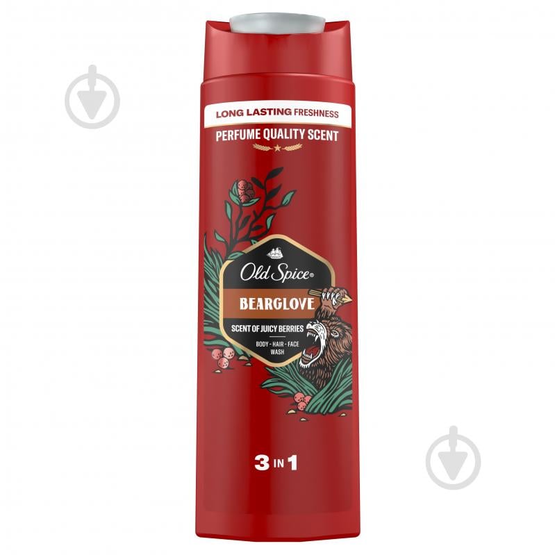 Гель для душа Old Spice 3-в-1 Bearglove 400 мл - фото 1