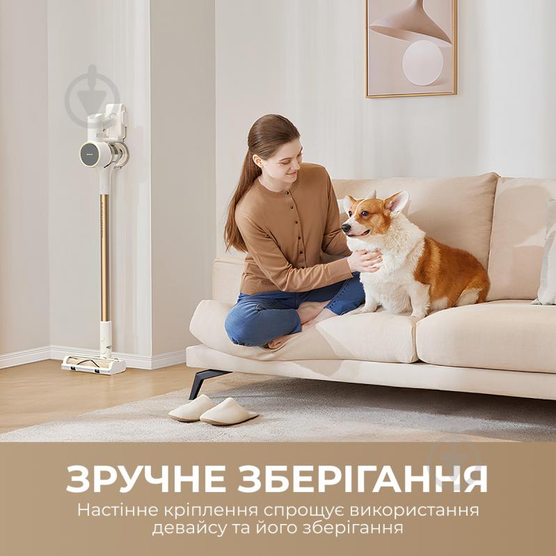 Пылесос аккумуляторный DREAME R10 (VTV22B) white - фото 10 Пылесос аккумуляторный DREAME R10 (VTV22B) white - фото 10