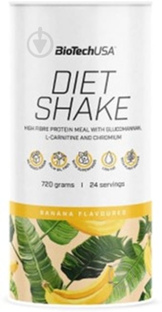 Протеїн BioTechUSA Diet Shake банановий 720 г - фото 1