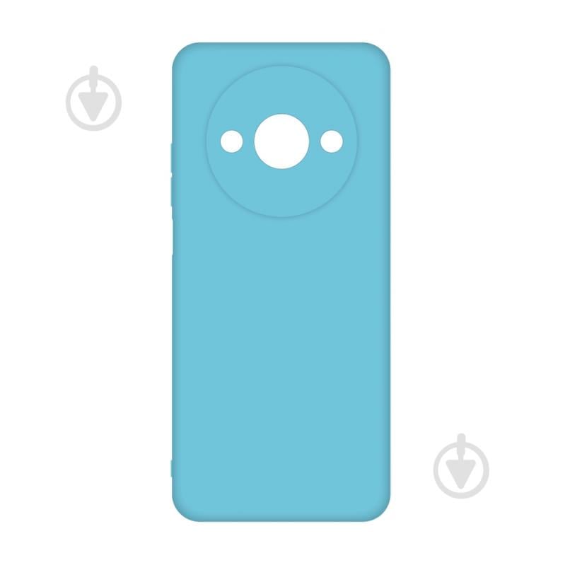 Чехол Acclab Silicone Case голубой для Xiaomi Redmi A3 - фото 1