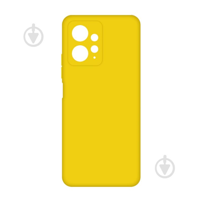 Чехол Acclab Silicone Case желтый для Xiaomi Redmi Note 12 - фото 1