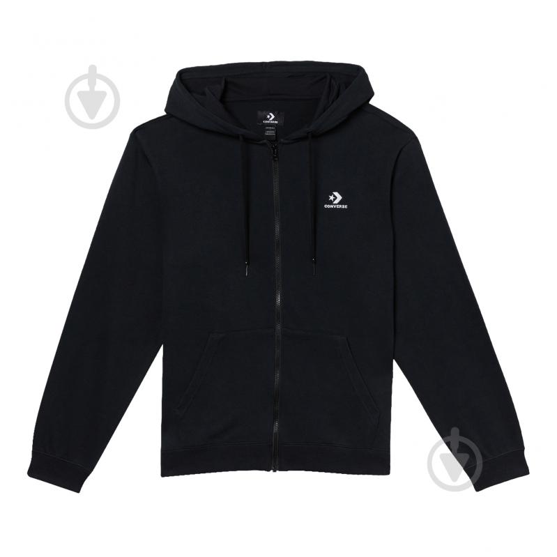 Джемпер Converse STANDARD FIT LEFT CHEST STAR CHEV EMB FULL ZIP HOODIE 10023871-001 р.L чорний - фото 5