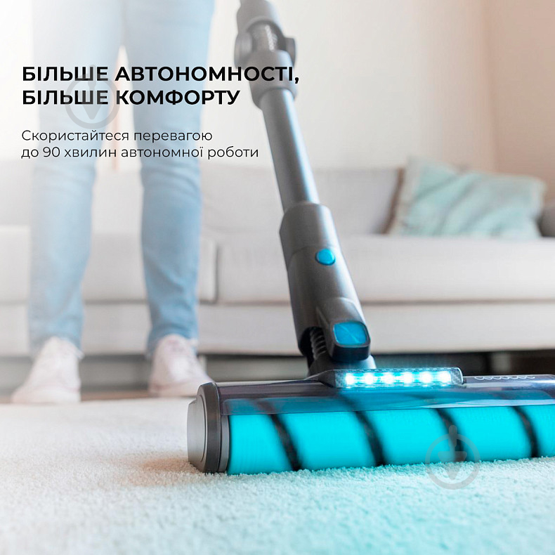 Пилосос акумуляторний CECOTEC Conga Rockstar 3000 Advance Ergowet - фото 7