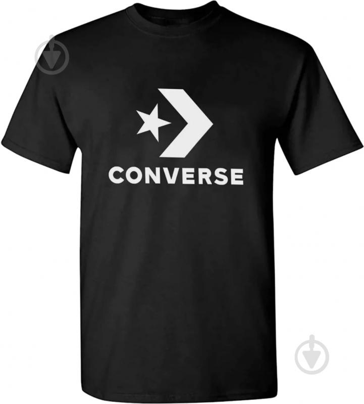 Футболка Converse STANDARD FIT CENTER FRONT LARGE LOGO STAR CHEV SS TEE 10025458-001 р.L чорний - фото 5