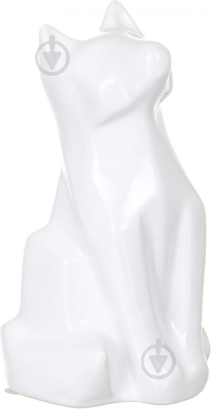 Статуетка Eterna собака 2508 16х8х8 см білий - фото 1