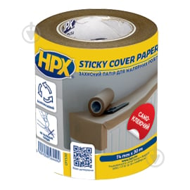 Бумага защитная HPX Sticky Cover Paper 74 мм x 30 м - фото 1