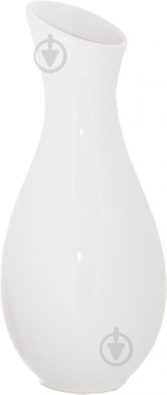 Ваза керамічна Eterna 9х20 см CN 101-20 W 20 см біла - фото 1