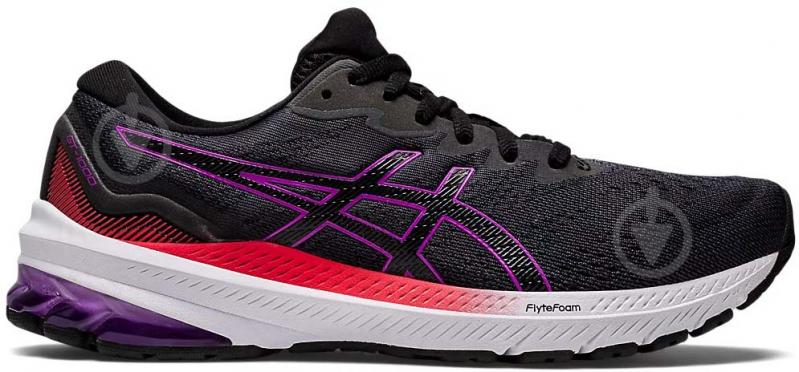 Кроссовки женские демисезонные Asics GT-1000 11 1012B197-003 р.37 черные - фото 1