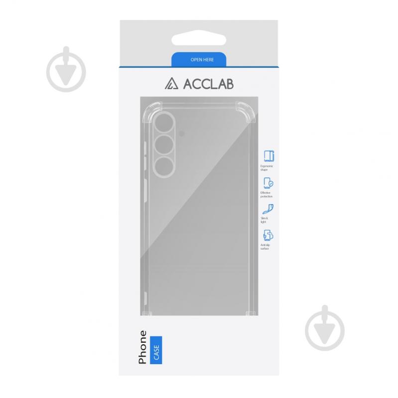 Чехол Acclab TPU Shockproof для Samsung Galaxy A16 прозрачный - фото 2