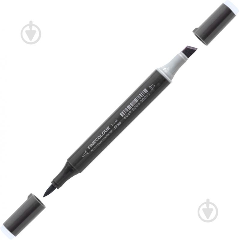 Маркер спиртовий FINECOLOUR Brush-mini EF103-300 синій порошок - фото 1 Маркер спиртовий FINECOLOUR Brush-mini EF103-300 синій порошок - фото 1