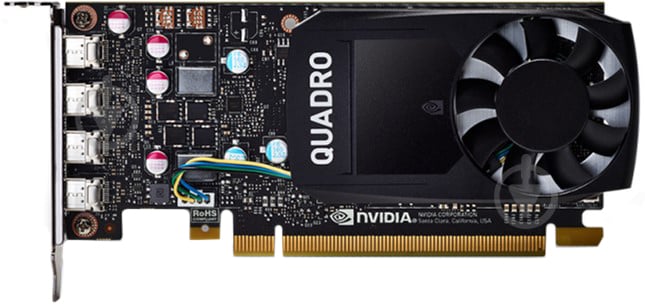 Відеокарта PNY Quadro P620 2GB GDDR3 128bit (VCQP620V2-SB) - фото 1