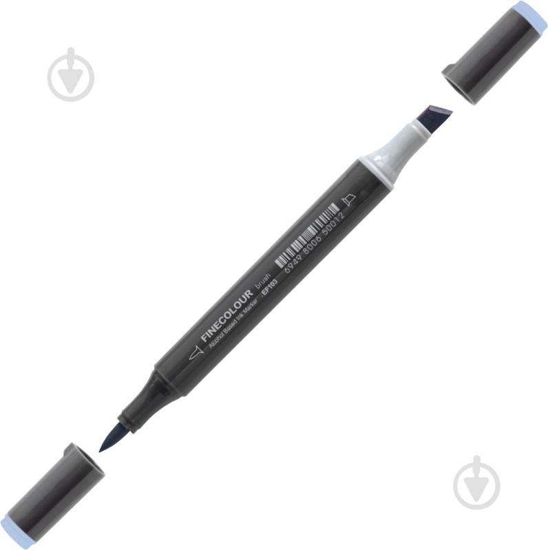 Маркер спиртовий FINECOLOUR Brush-mini EF103-302 синій марганець - фото 1 Маркер спиртовий FINECOLOUR Brush-mini EF103-302 синій марганець - фото 1