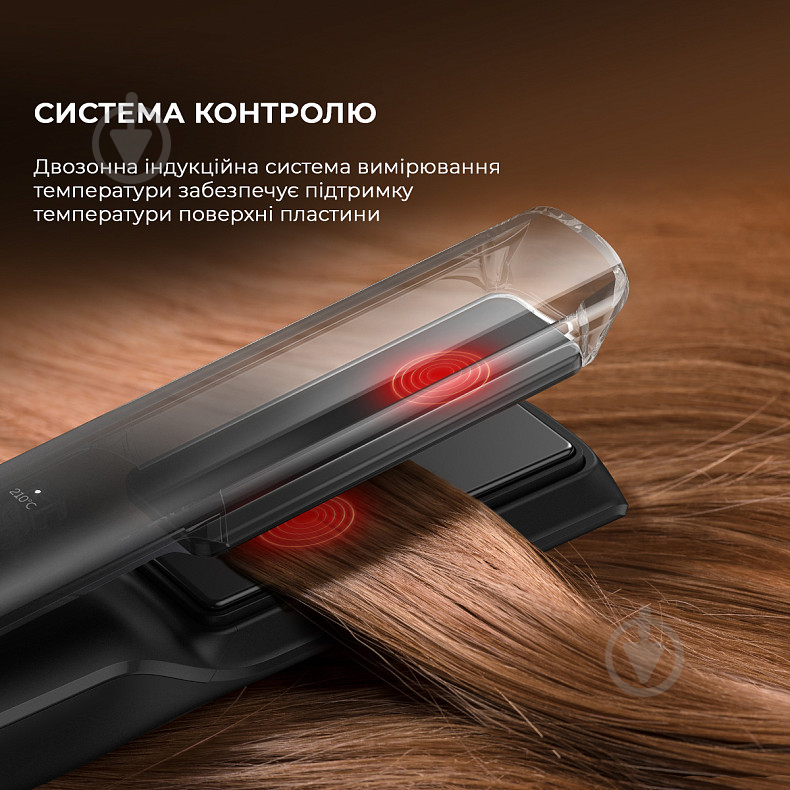 Выпрямитель для волос DREAME Dreame Unplugged Cordless Hair Straightener Black (AST14A-BK) - фото 2