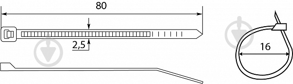 Стяжка Аско-Укрем CHS 80х3 чорний - фото 4