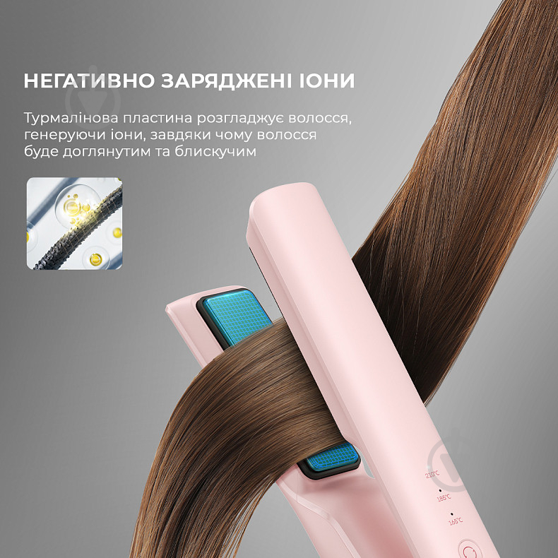 Выпрямитель для волос DREAME Unplugged Cordless Hair Straightener (AST14A-PK) - фото 5