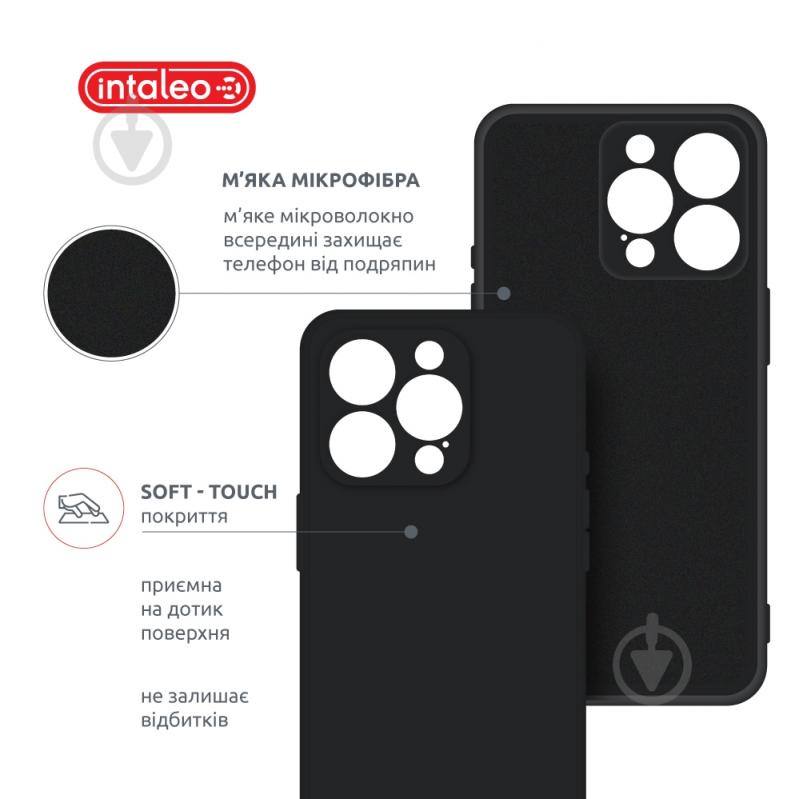 Чехол Intaleo SoftShell для Apple iPhone 15 Pro Max black (1283126585401) - фото 5
