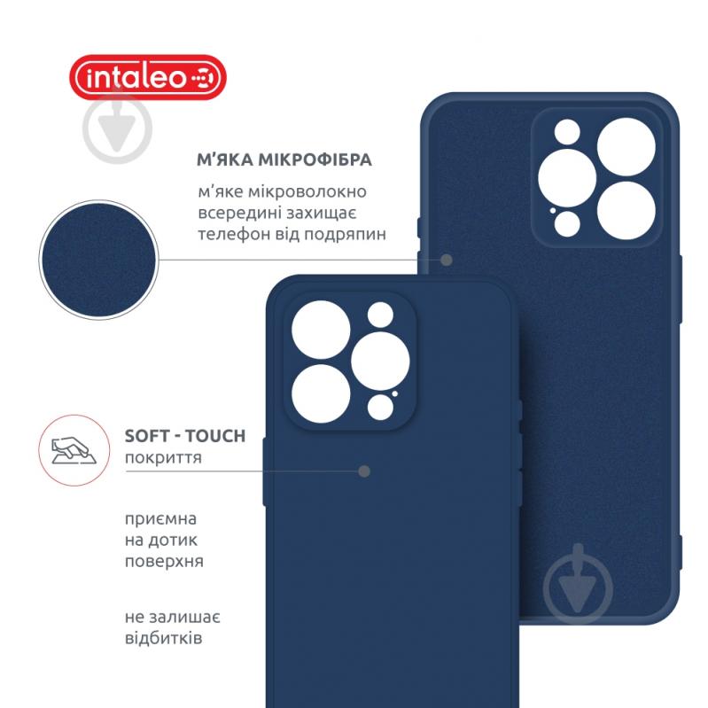 Чехол Intaleo SoftShell для Apple iPhone 15 Pro Max light blue (1283126585364) - фото 5