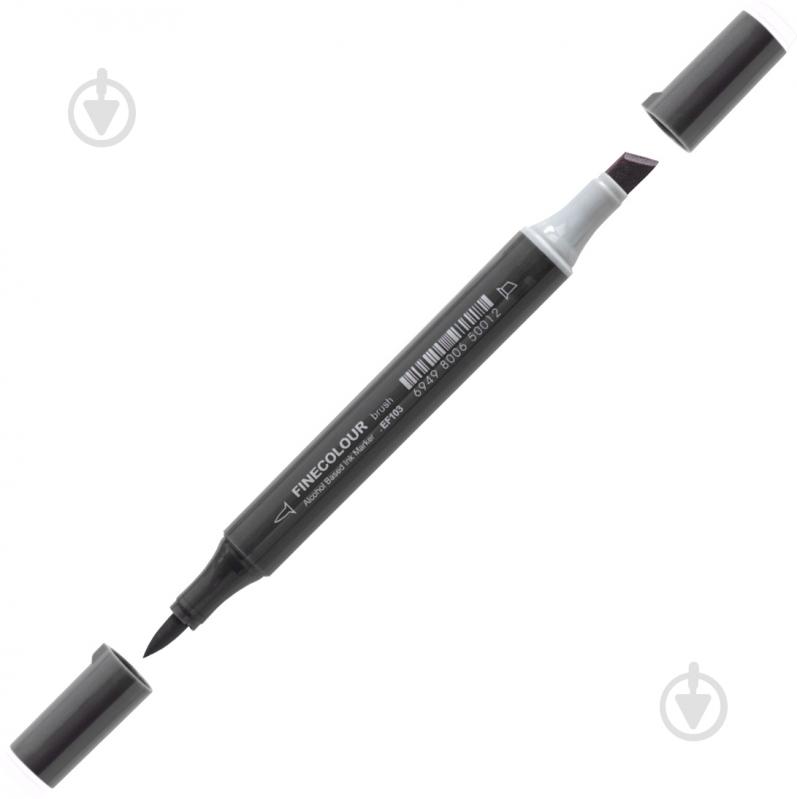 Маркер спиртовий FINECOLOUR Brush-mini EF103-315 світлий пурпурний - фото 1