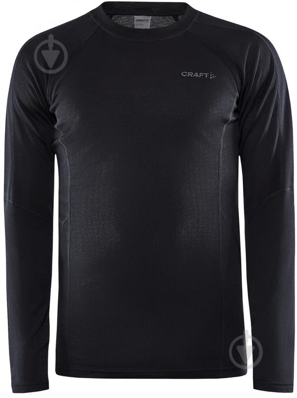 Футболка з довгим рукавом Craft CORE WARM BASELAYER LS TEE M 1912532-999000 р.XXL чорний - фото 1