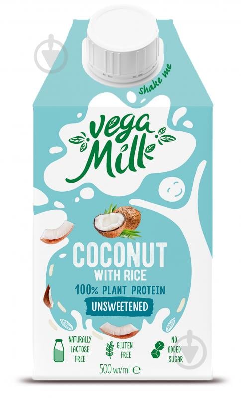 Молоко кокосове Vega Milk з рисом 500 мл - фото 1