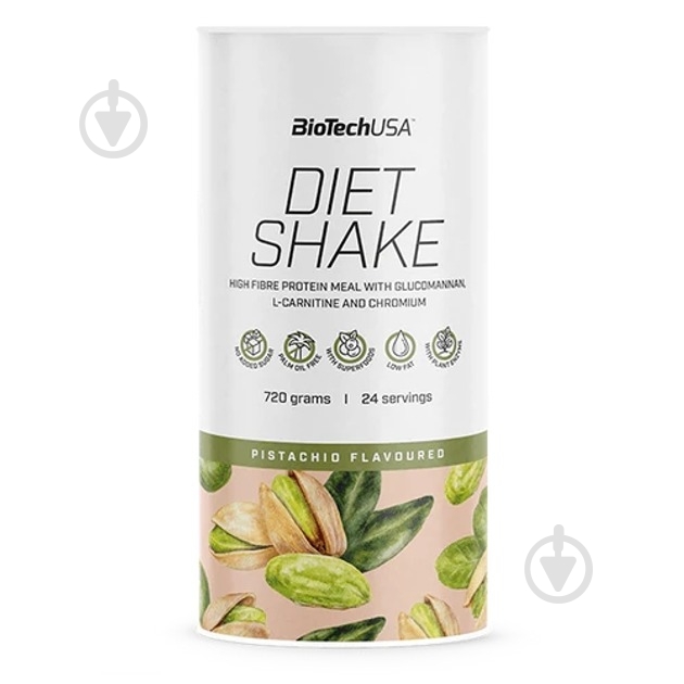 Протеин BioTechUSA Diet Shake фисташка 720 г - фото 1 Протеин BioTechUSA Diet Shake фисташка 720 г - фото 1