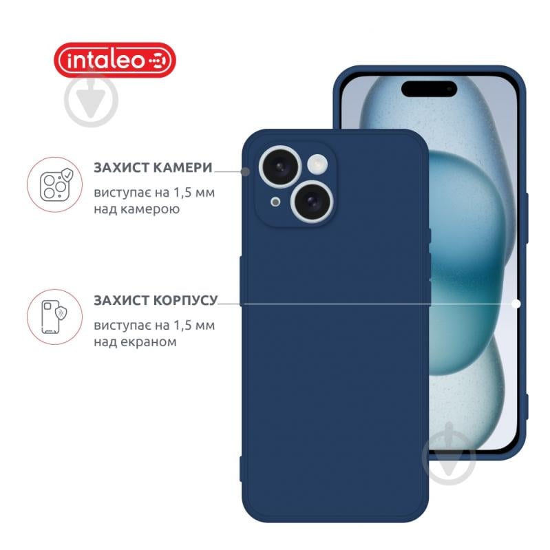 Чохол Intaleo SoftShell для Apple iPhone 15 Plus light blue (1283126585265) - фото 3