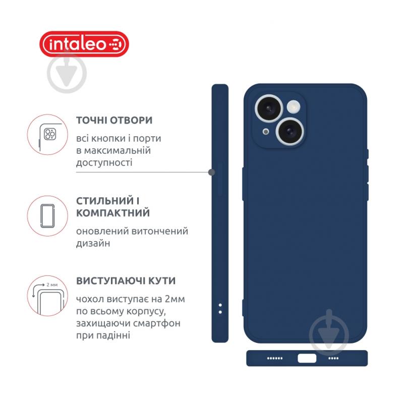 Чохол Intaleo SoftShell для Apple iPhone 15 Plus light blue (1283126585265) - фото 4