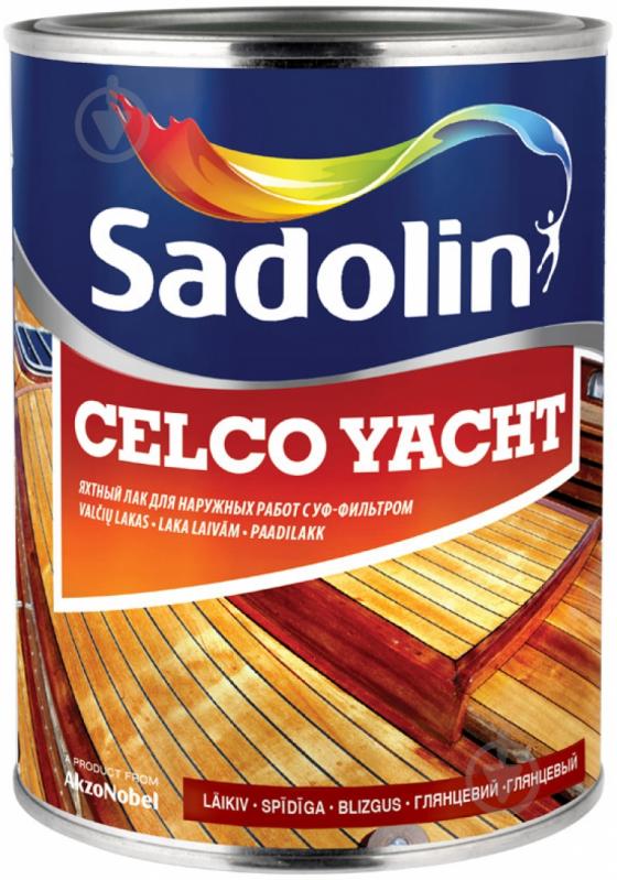 Лак CELCO YACHT 90 Sadolin глянец 1 л - фото 1