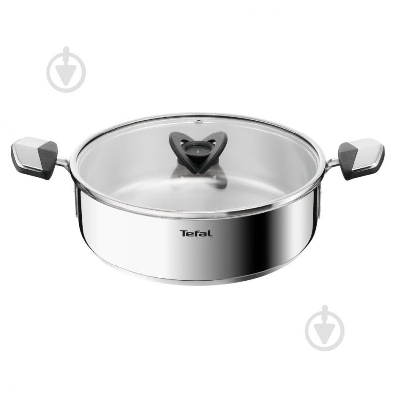 Сотейник с крышкой Tefal Emotion+ 24 см E3067045 - фото 1 Сотейник с крышкой Tefal Emotion+ 24 см E3067045 - фото 1