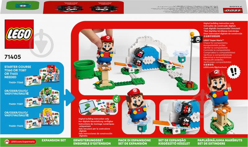 Конструктор LEGO Super Mario Додатковий набір «Ласти Кошлатика» 71405 - фото 2