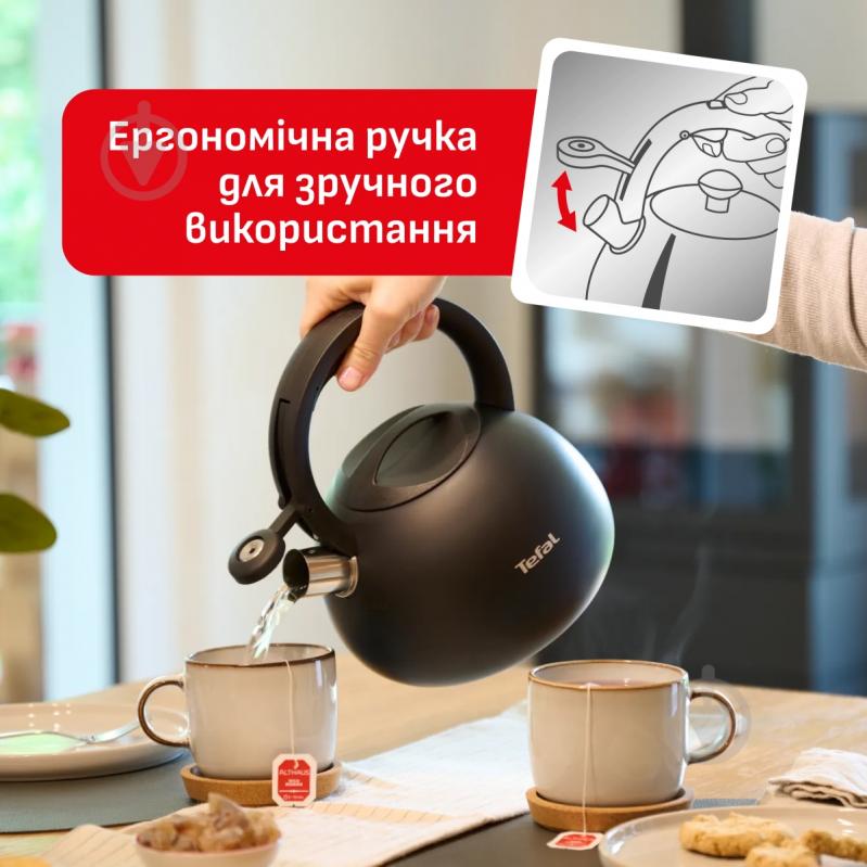 Чайник Tefal Duetto + 2.5 л N4180410 - фото 2 Чайник Tefal Duetto + 2.5 л N4180410 - фото 2