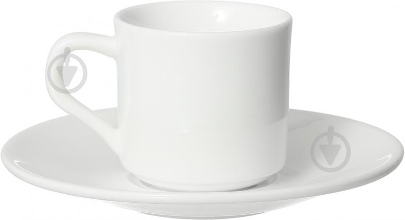 Чашка для кави з блюдцем 90 мл WL-993007 Wilmax - фото 1
