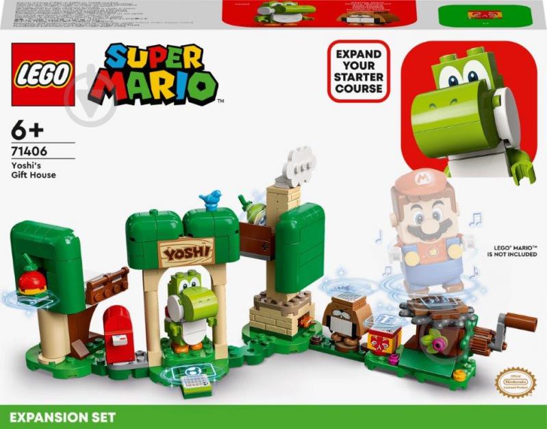 Конструктор LEGO Super Mario Додатковий набір «Будинок подарунків Йоші» 71406 - фото 1