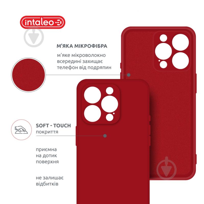 Чехол Intaleo SoftShell для Apple iPhone 15 Pro Max red (1283126585395) - фото 5