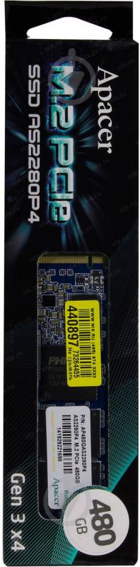 SSD-накопитель Apacer AS2280P4 480GB M.2 PCI Express 3.0 x4 3D NAND (AP480GAS2280P4-1) - фото 3