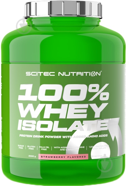 Протеин Scitec Nutrition Hydro Isolate клубника 2000 г - фото 1