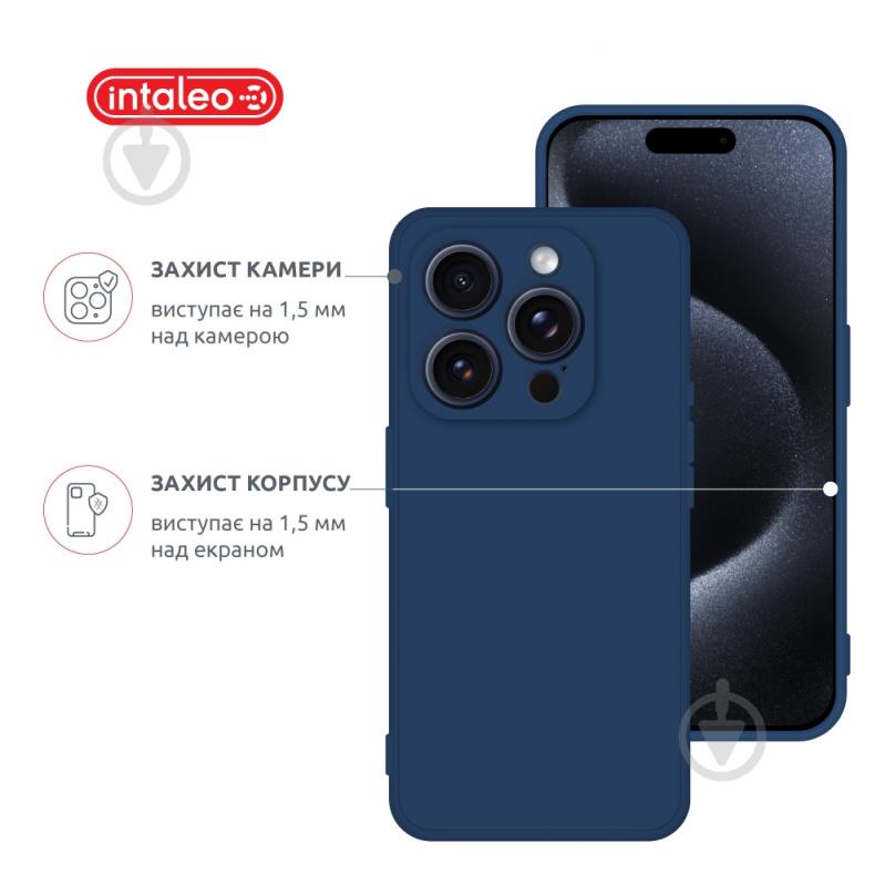 Чехол Intaleo SoftShell для Apple iPhone 15 Pro light blue (1283126585319) - фото 3