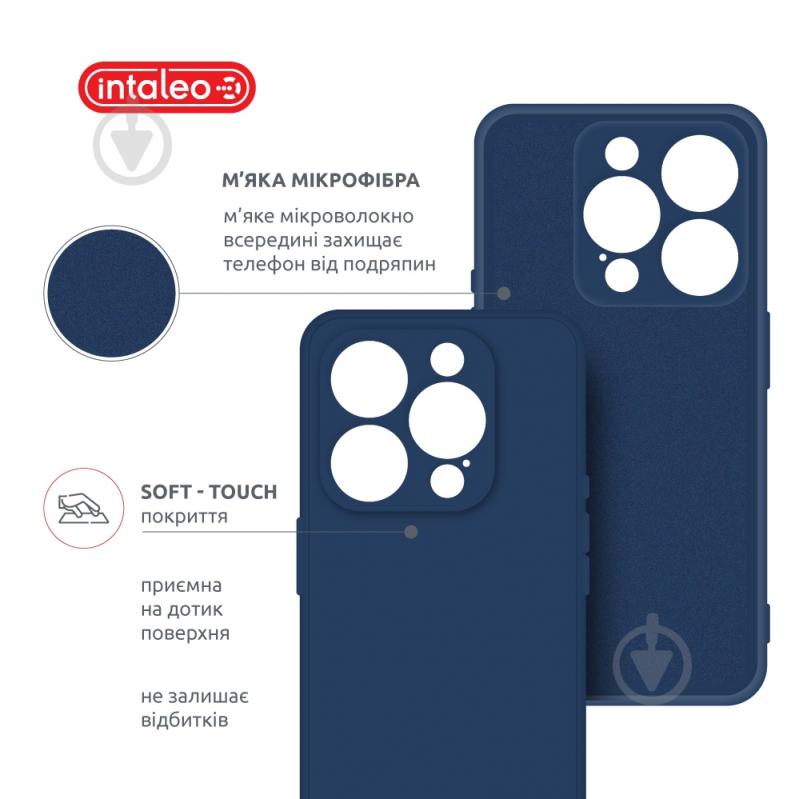 Чехол Intaleo SoftShell для Apple iPhone 15 Pro light blue (1283126585319) - фото 5