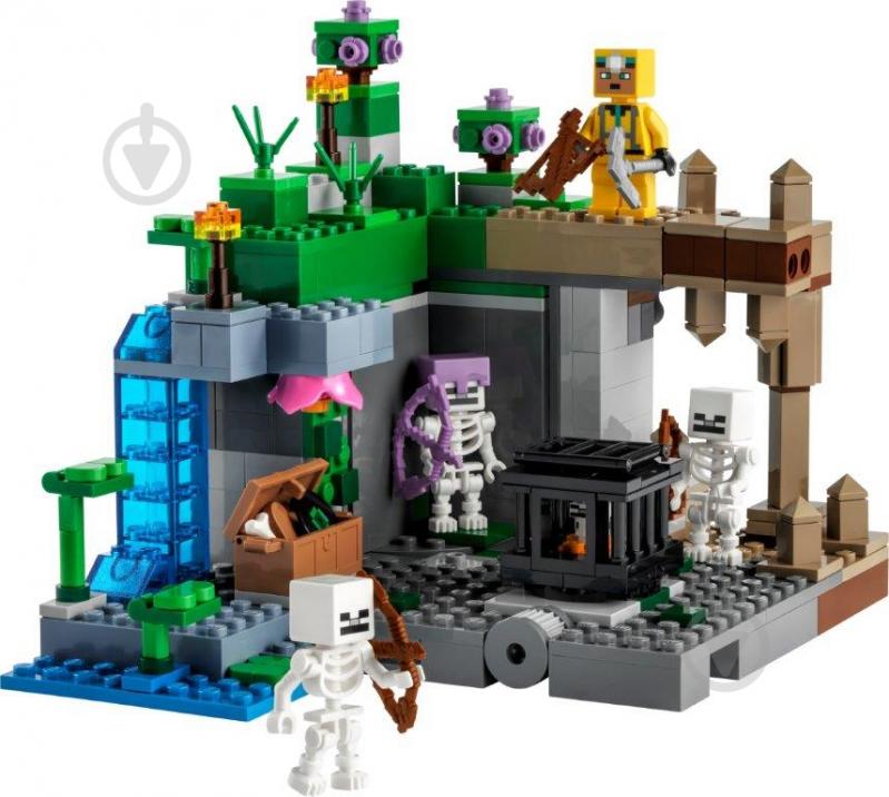 Конструктор LEGO Minecraft Подземелье скелета 21189 - фото 3
