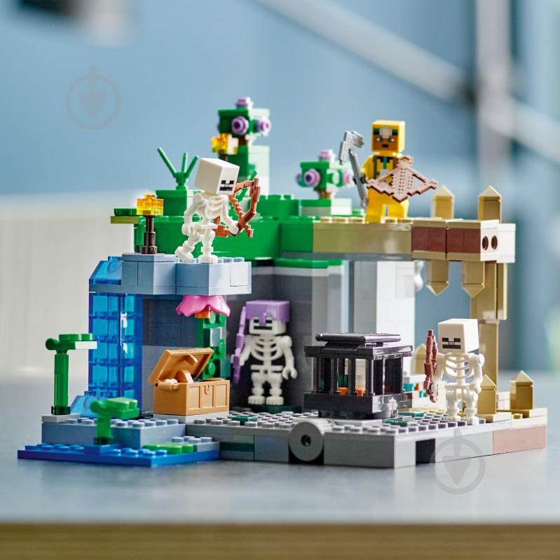 Конструктор LEGO Minecraft Подземелье скелета 21189 - фото 6