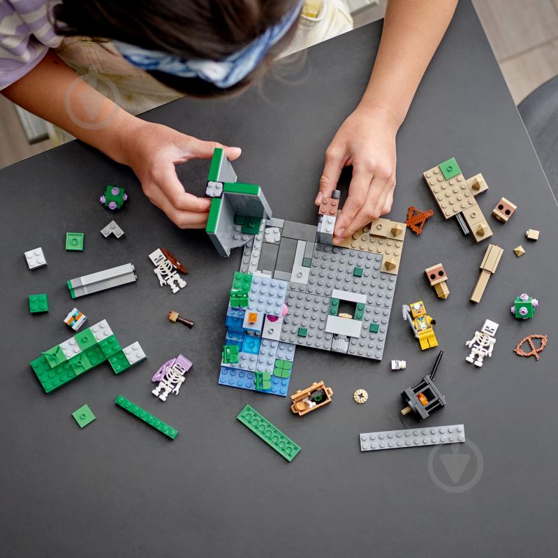 Конструктор LEGO Minecraft Подземелье скелета 21189 - фото 5