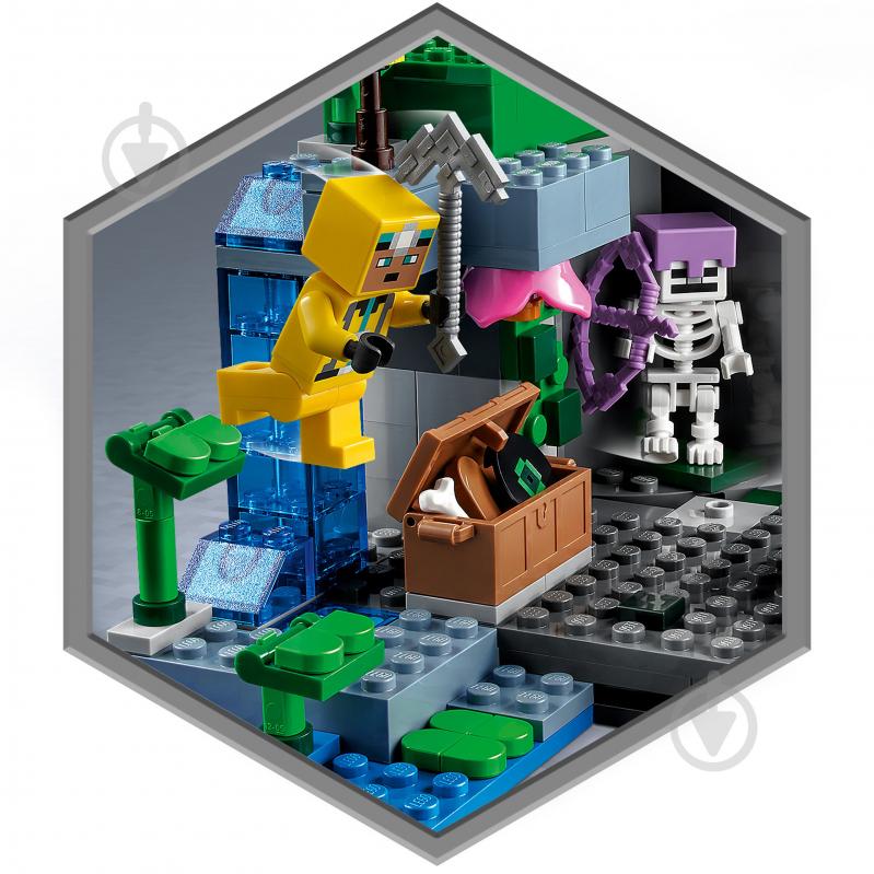 Конструктор LEGO Minecraft Подземелье скелета 21189 - фото 7