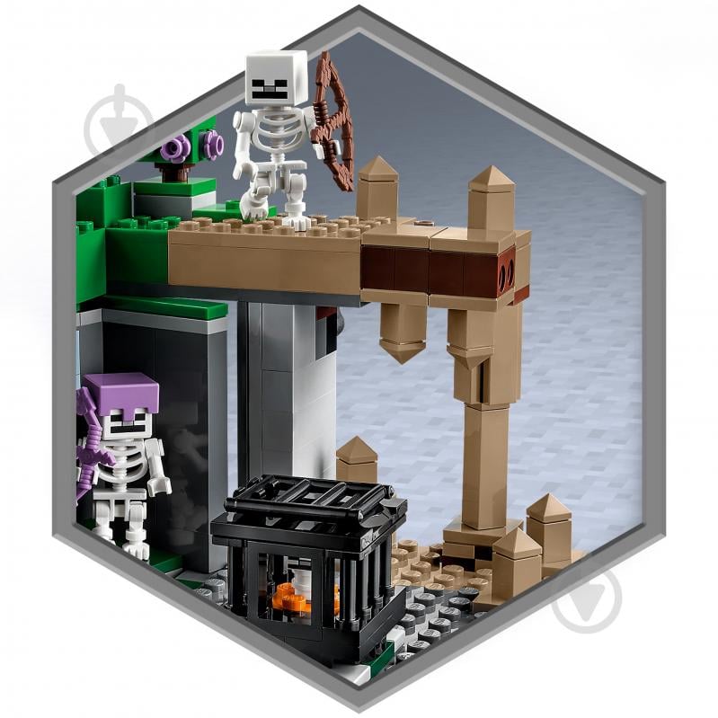 Конструктор LEGO Minecraft Подземелье скелета 21189 - фото 8