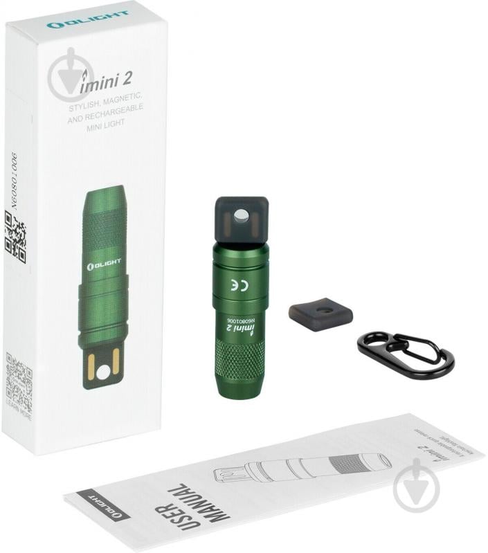 Брелок-ліхтарик Olight Olight imini 2 50 Lm зелений 2370.42.52 - фото 9