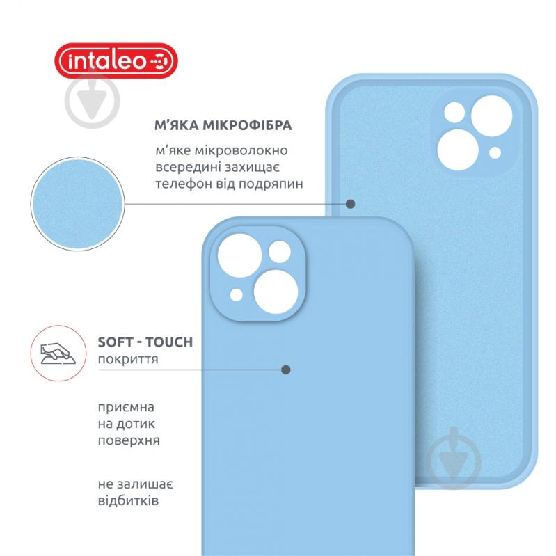 Чехол Intaleo SoftShell для Apple iPhone 14 Plus light blue (1283126567957) - фото 5