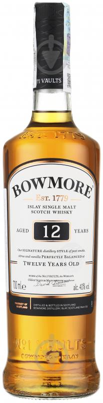 Віскі Bowmore 12 років в п/у + 2 склянки 0,7 л - фото 2